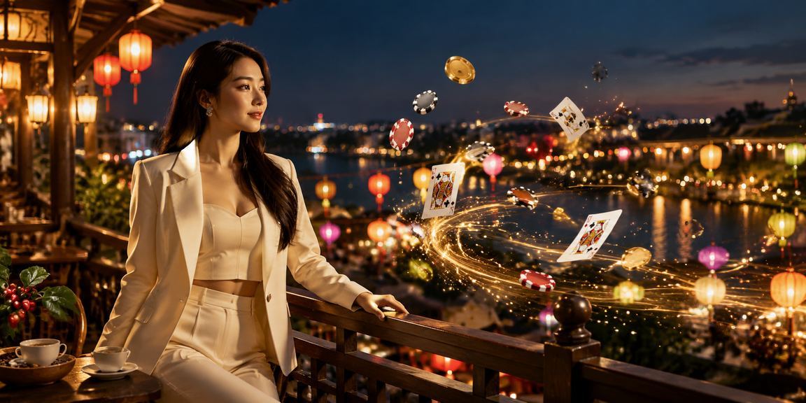 Người chơi tại Huế thưởng thức trò chơi bài truyền thống tại quán cà phê trong không khí yên tĩnh